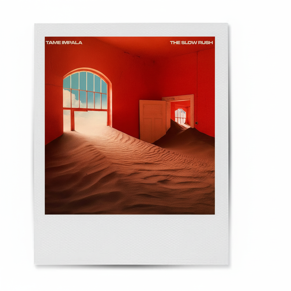 Tame Imapala The Slow Rush polaroid