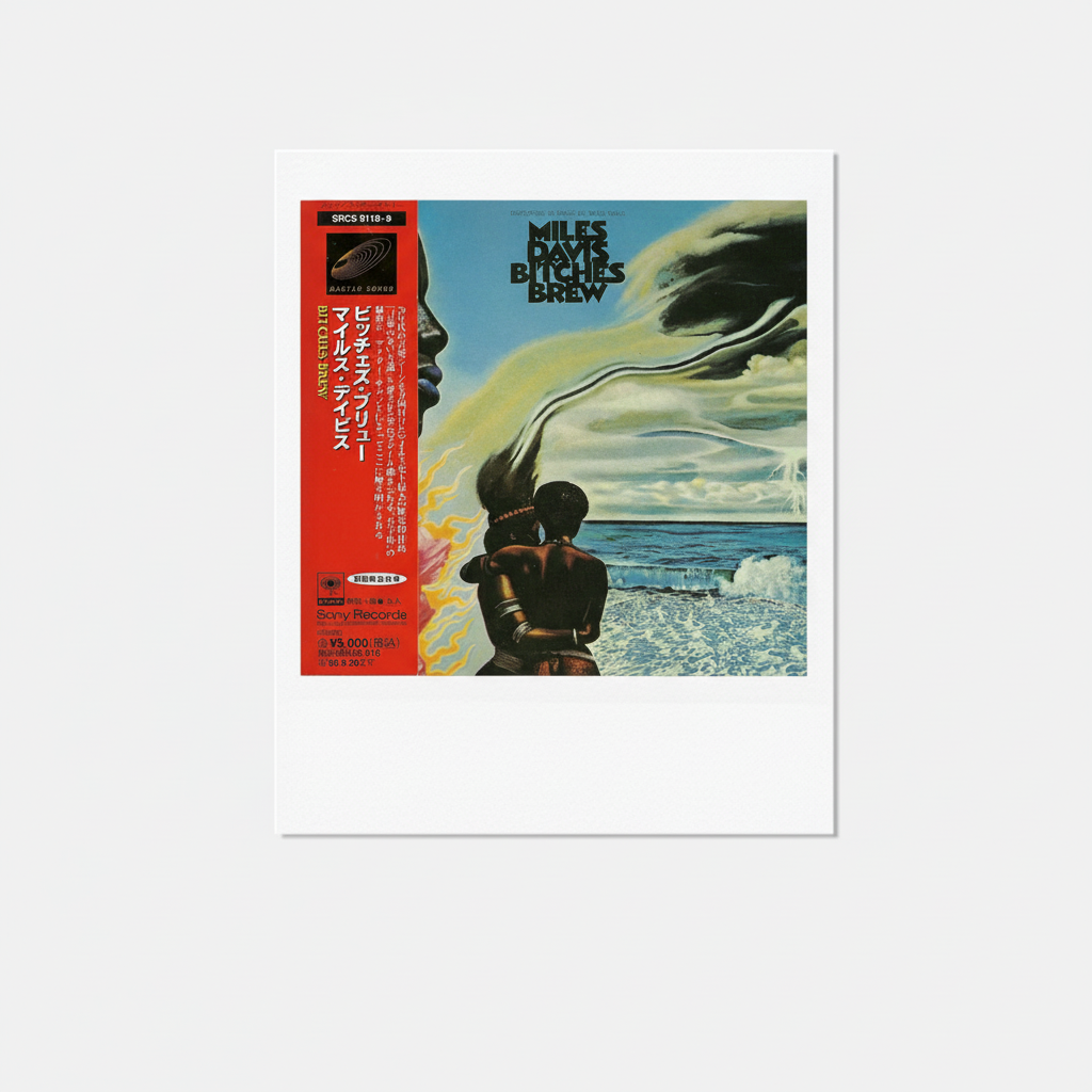 Bitches Brew- Miles Davis Polaroid
