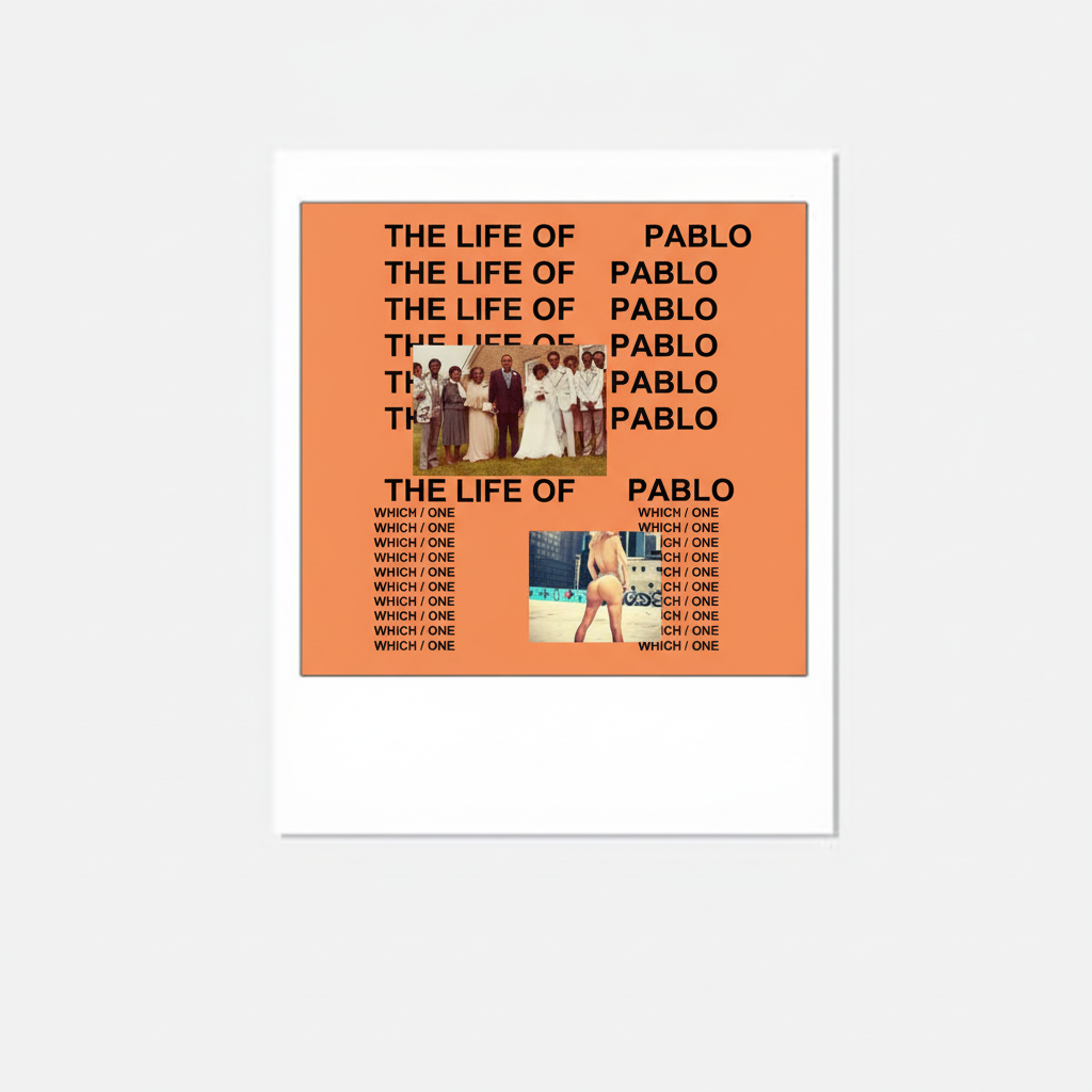 The Life of Pablo - Kanye West Polaroid