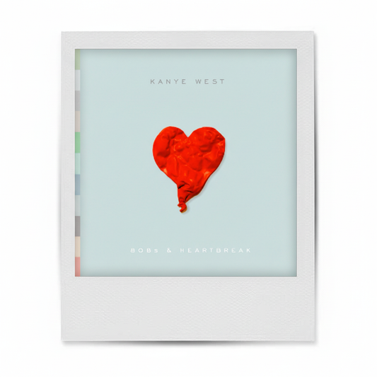 kanye west 808s & Heartbreaks polaroid