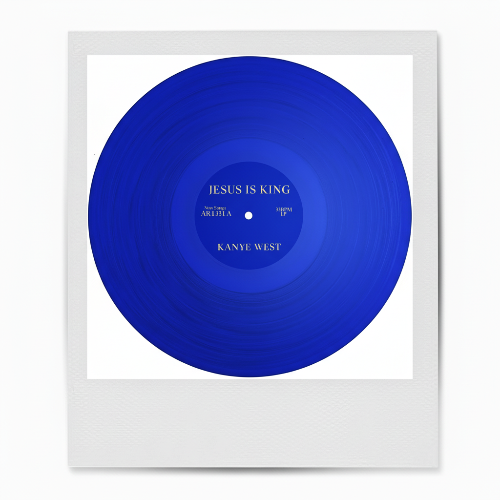 kanye west Jesus is king polaroid