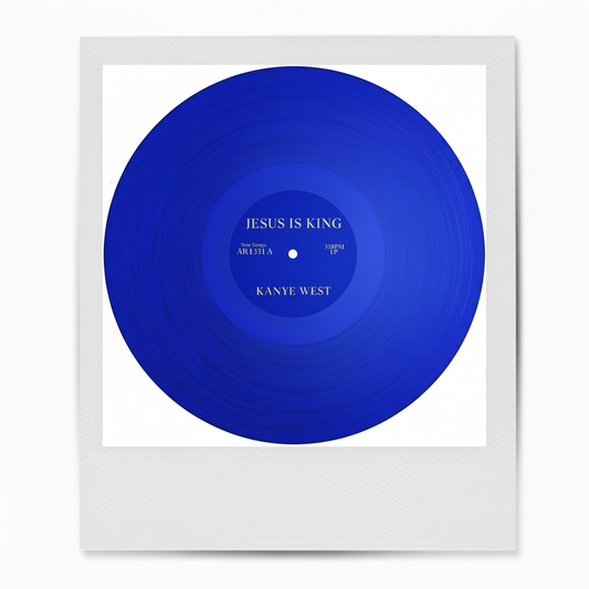 kanye west Jesus is king polaroid